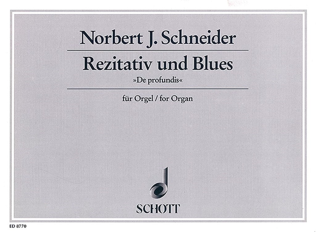 Rezitativ und BluesDe profundis